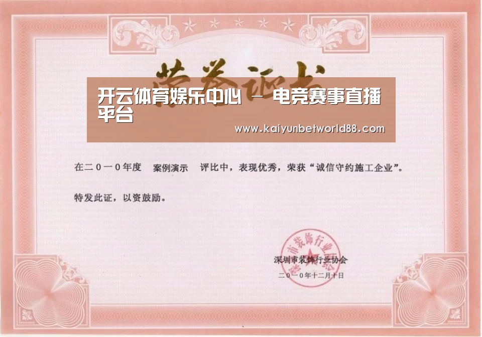 荣誉证书二